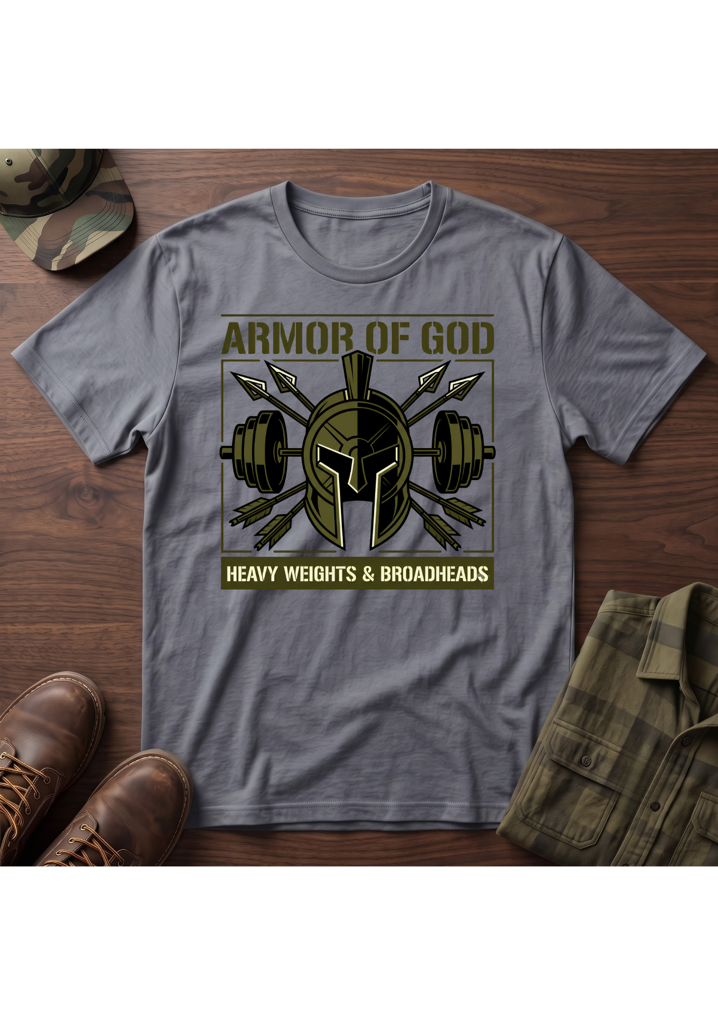 Armor of God, Heavy Weights, and Broadheads T-Shirt