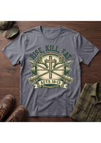 Rise, Kill, Eat Cross, Arrow and Barbell T-Shirt