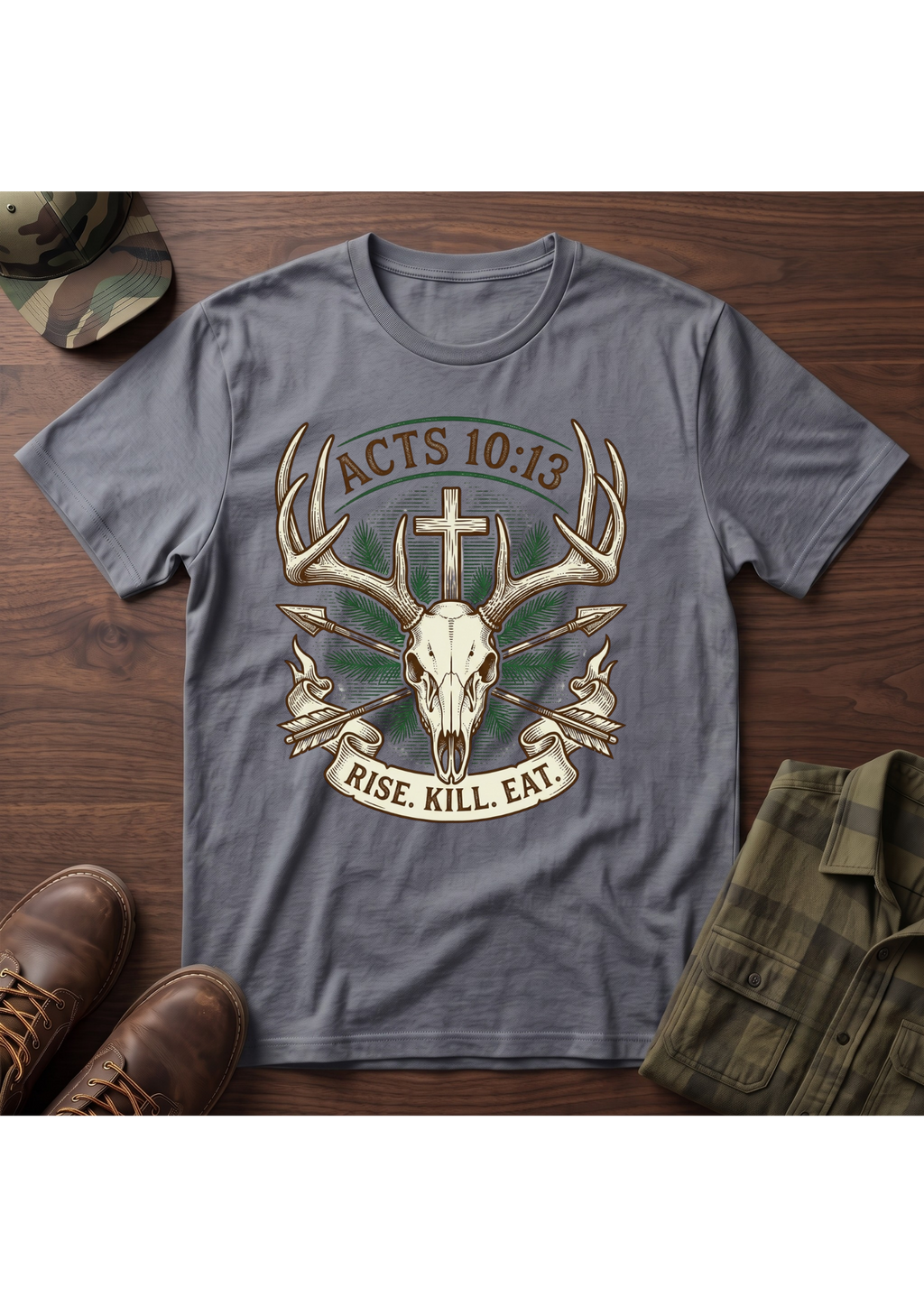 Rise, Kill, Eat Deadhead T-Shirt