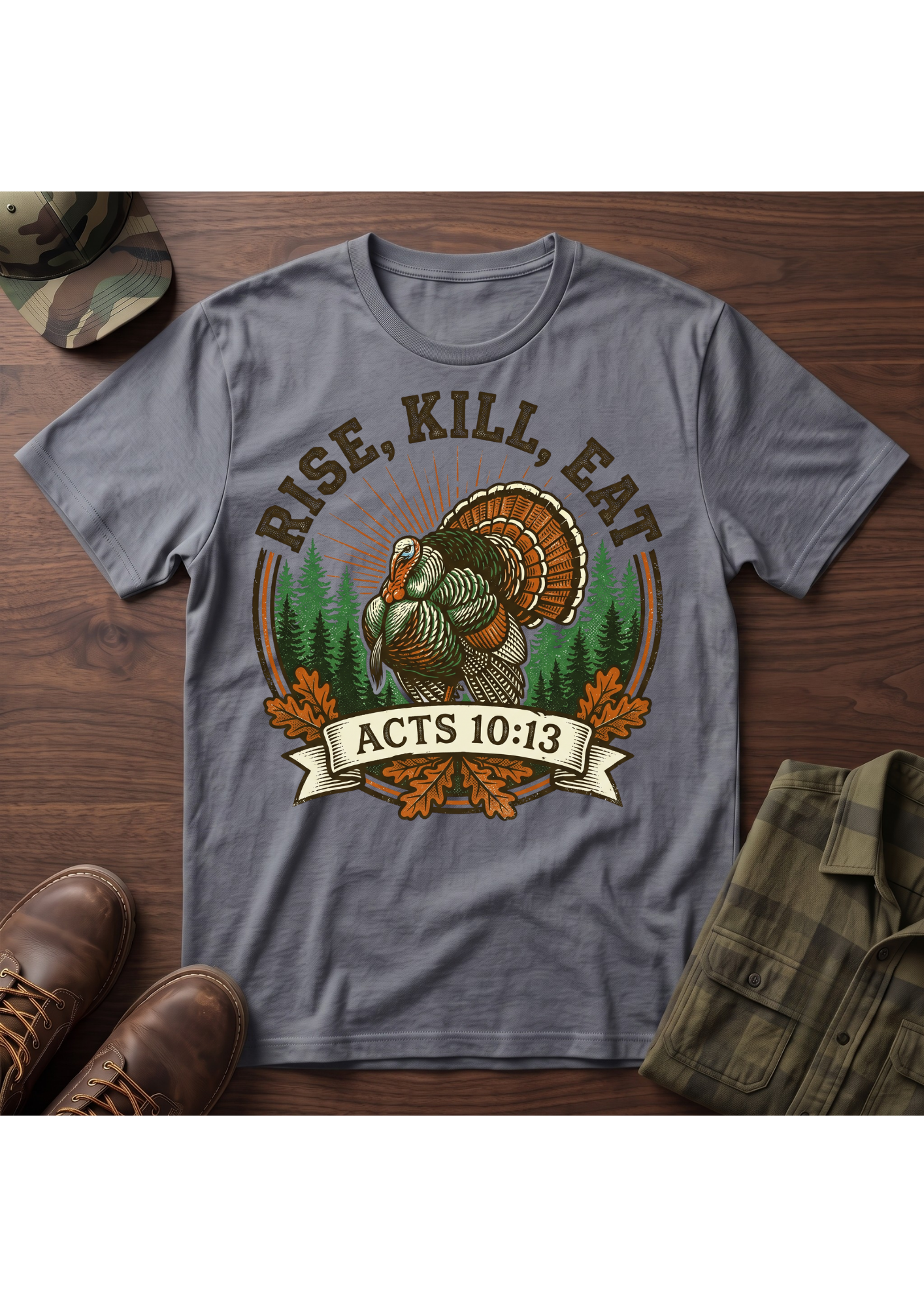 Rise, Kill, Eat Turkey T-Shirt