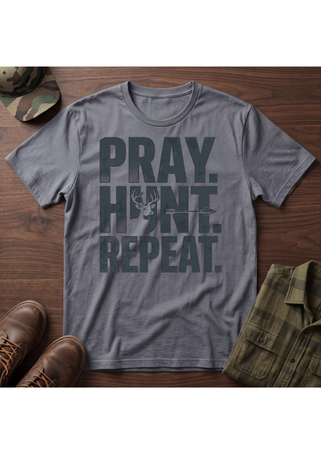 Pray, Hunt, Repeat T-Shirt