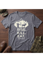 Rise. Kill. Eat. Stacked T-Shirt