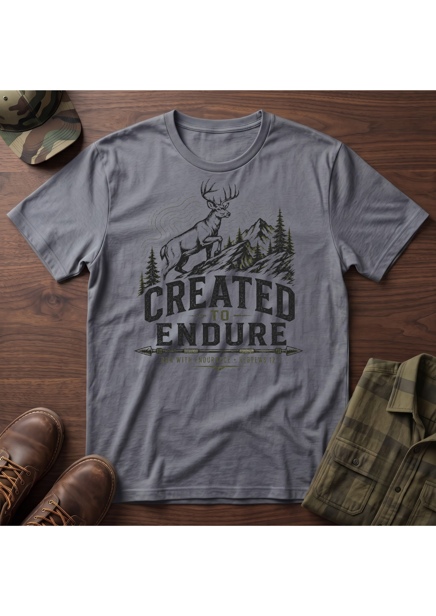 CREATED TO ENDURE 2 T-SHIRT