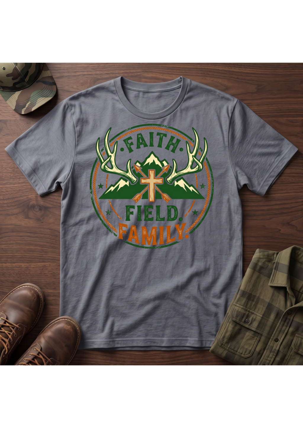 Faith, Field, Family T-Shirt