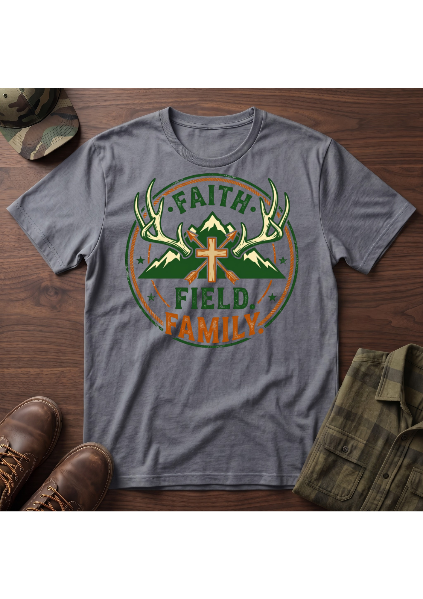 Faith, Field, Family T-Shirt