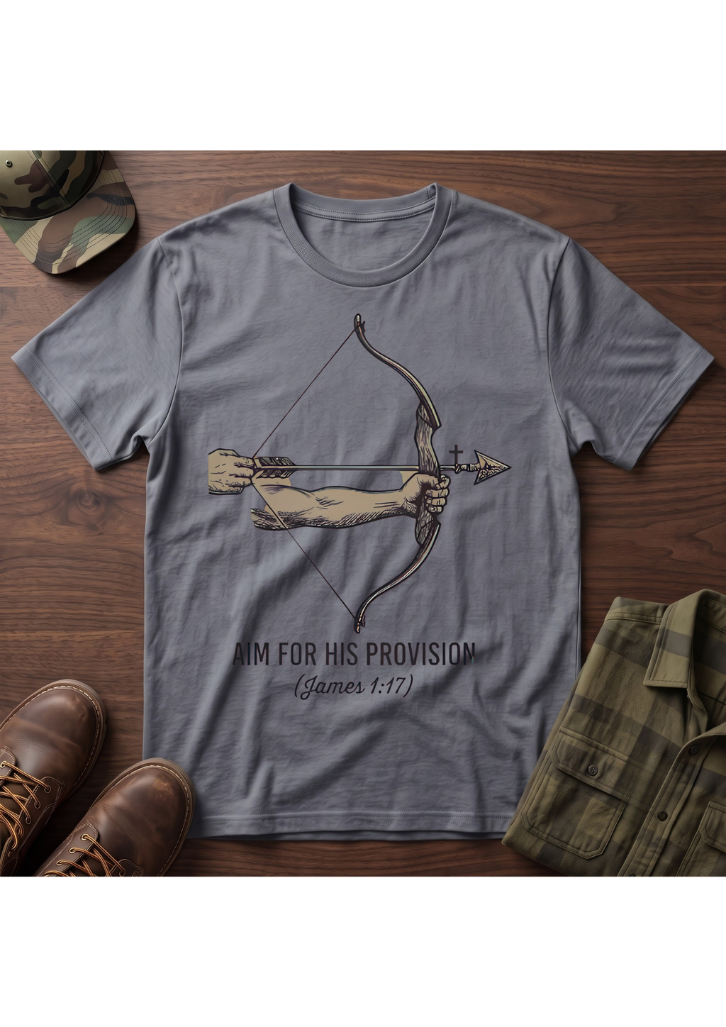 Aim for His Provision, Bow and Arrow T-Shirt