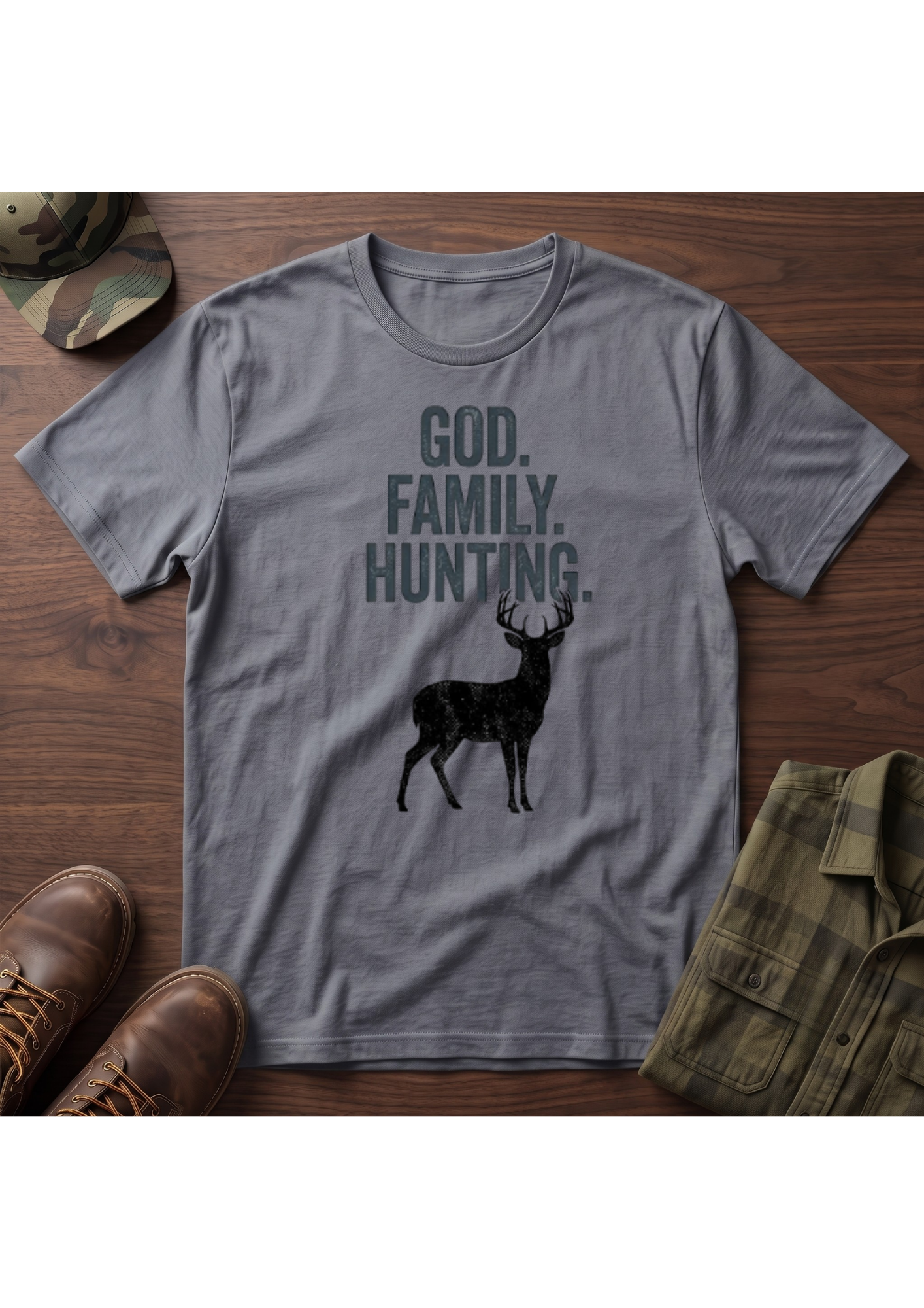 God, Family, Hunting T-Shirt