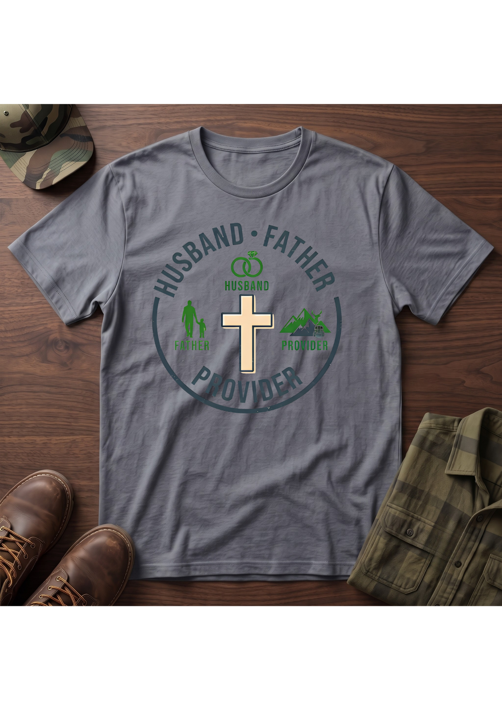 Husband Father Provider T-Shirt