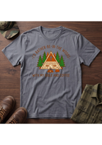 I'd Rather Be in the Woods with My Coffee and Bible Graphic T-SHIRT