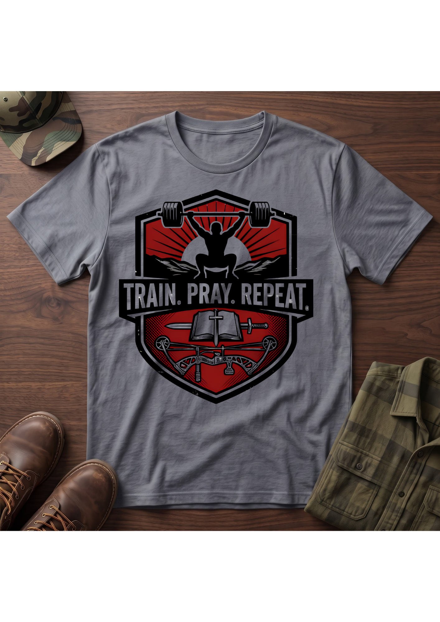Train Pray Repeat T-Shirt