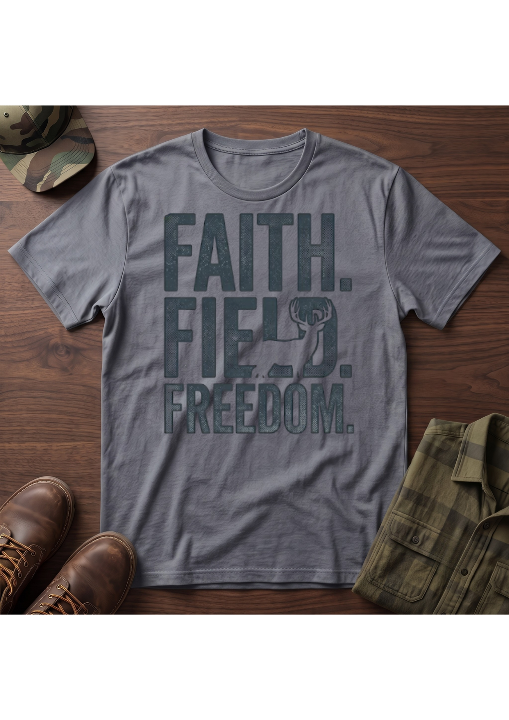 Faith, Field, Freedom T-Shirt