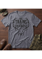 PSALM 18:34 BUCK T-SHIRT