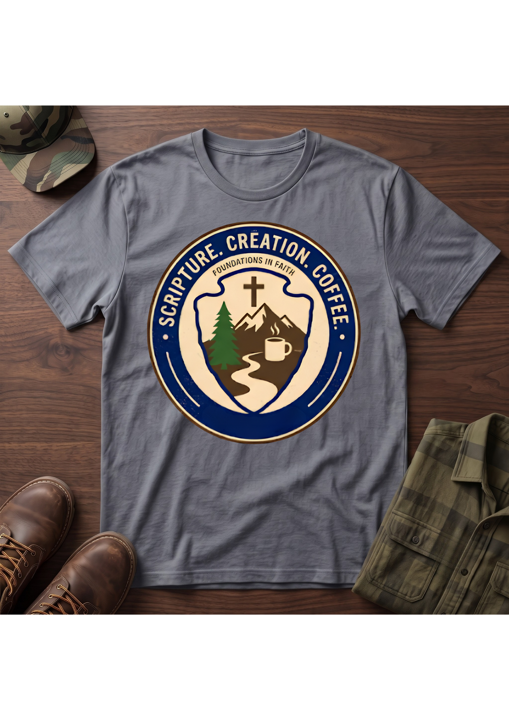 Scripture Creation Coffee T-Shirt