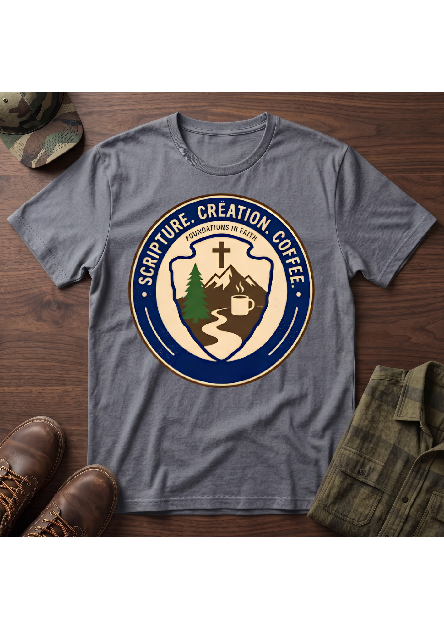 Scripture Creation Coffee T-Shirt