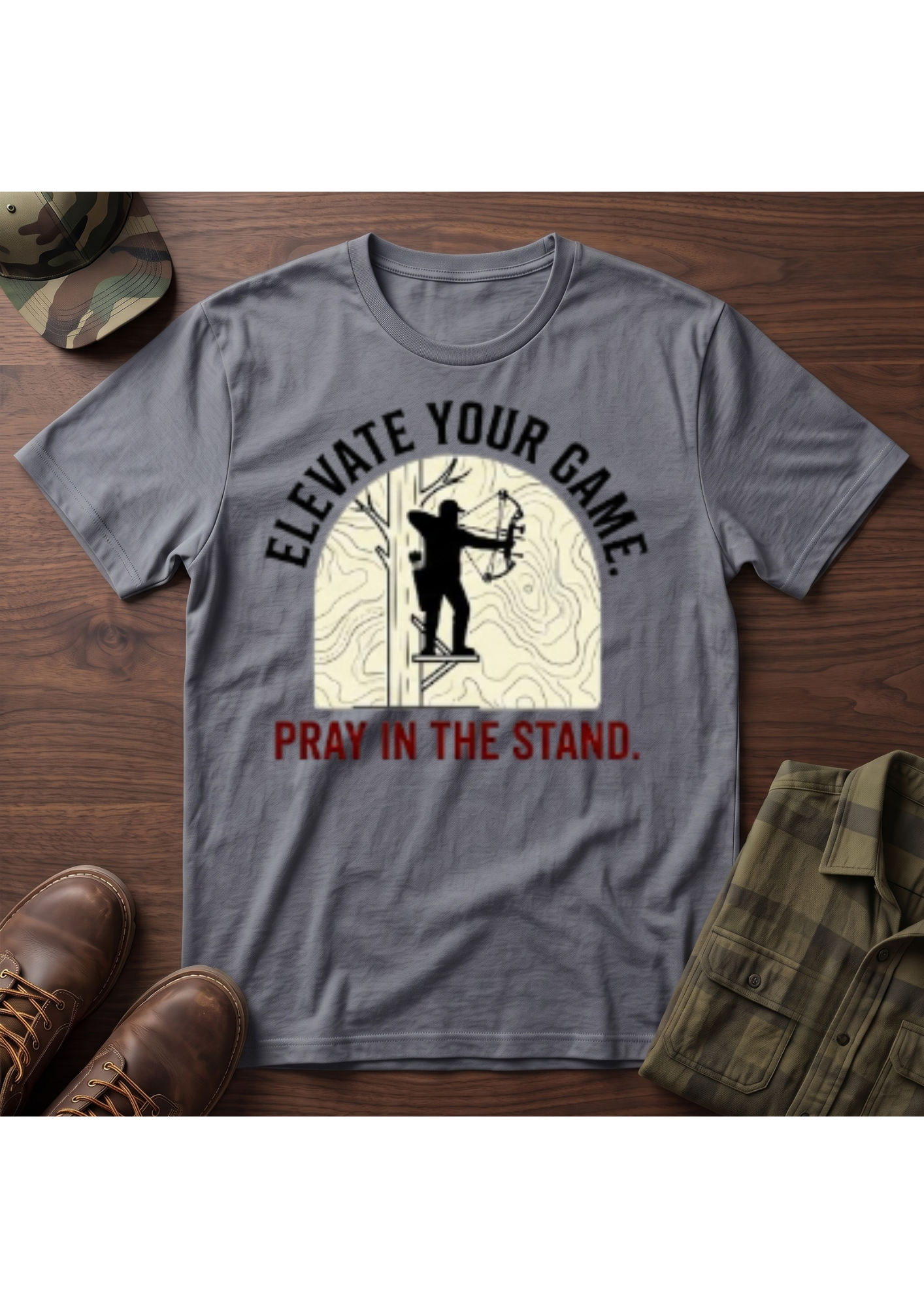 Elevate Your Game, Pray in the Stand T-Shirt