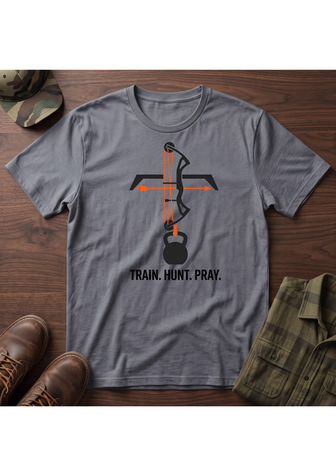 Train Hunt Pray T-Shirt