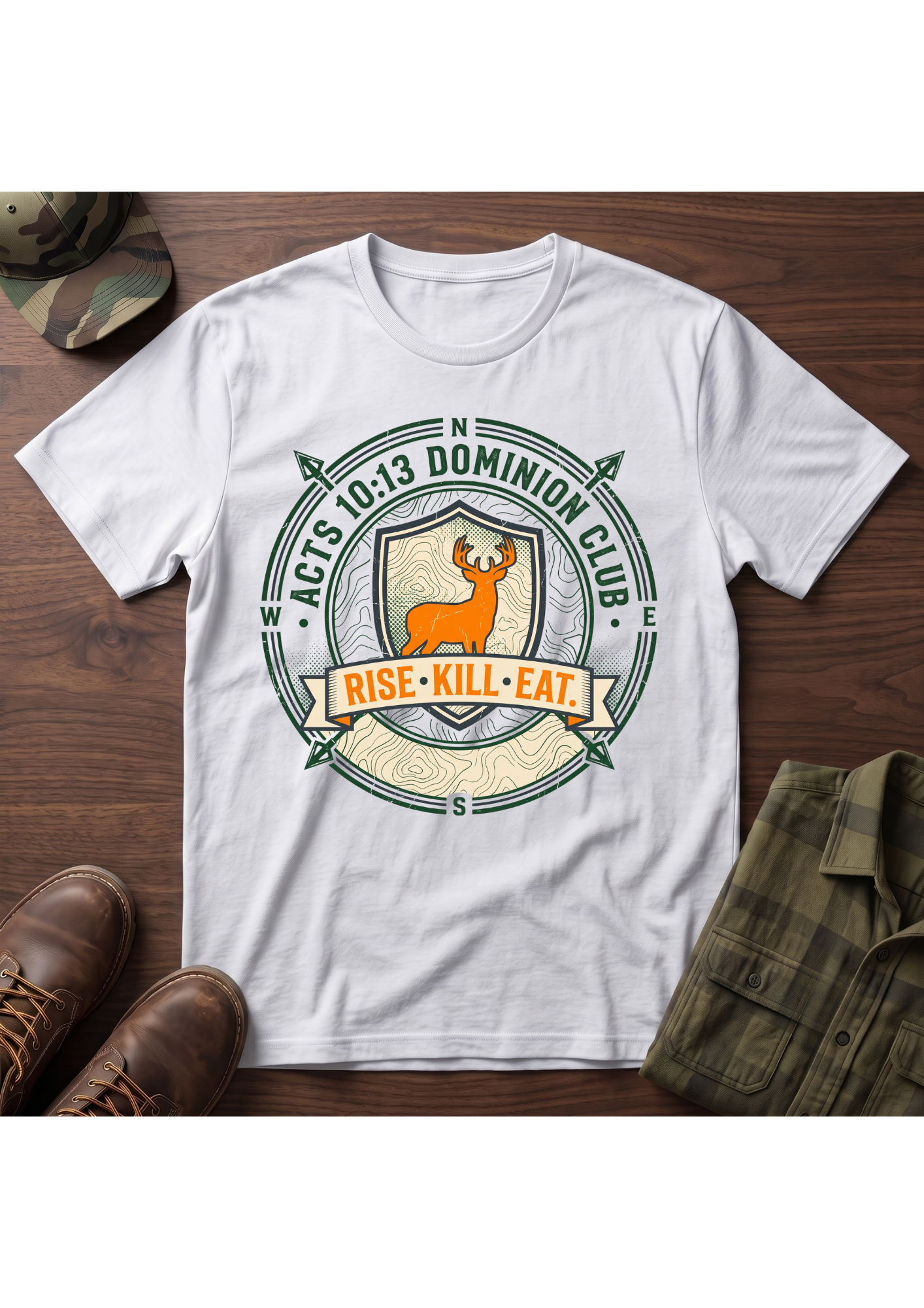 Rise, Kill, Eat Buck Silhouette T-Shirt