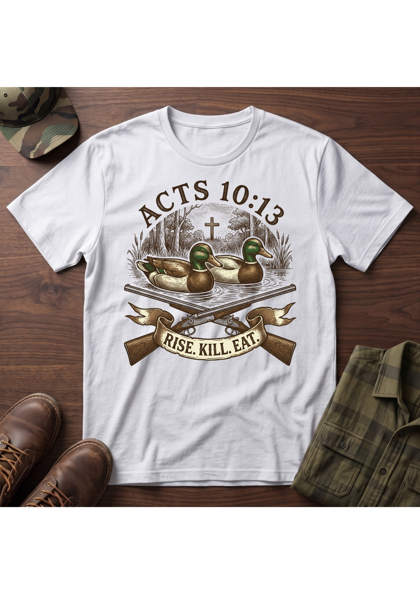 Rise, Kill, Eat Mallard Decoy T-Shirt