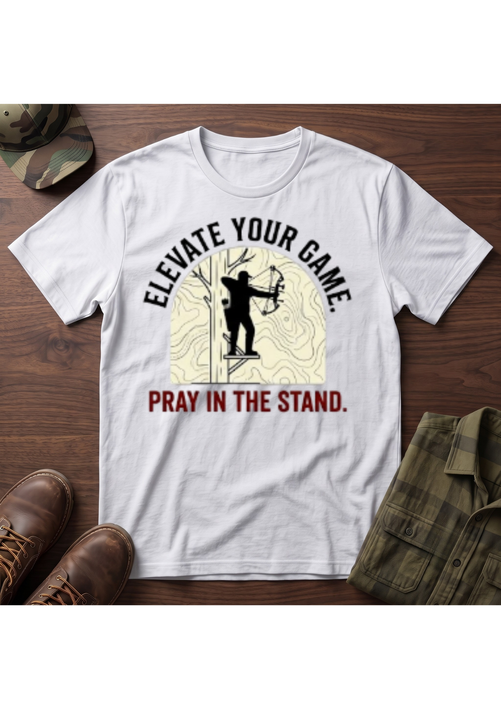Elevate Your Game, Pray in the Stand T-Shirt
