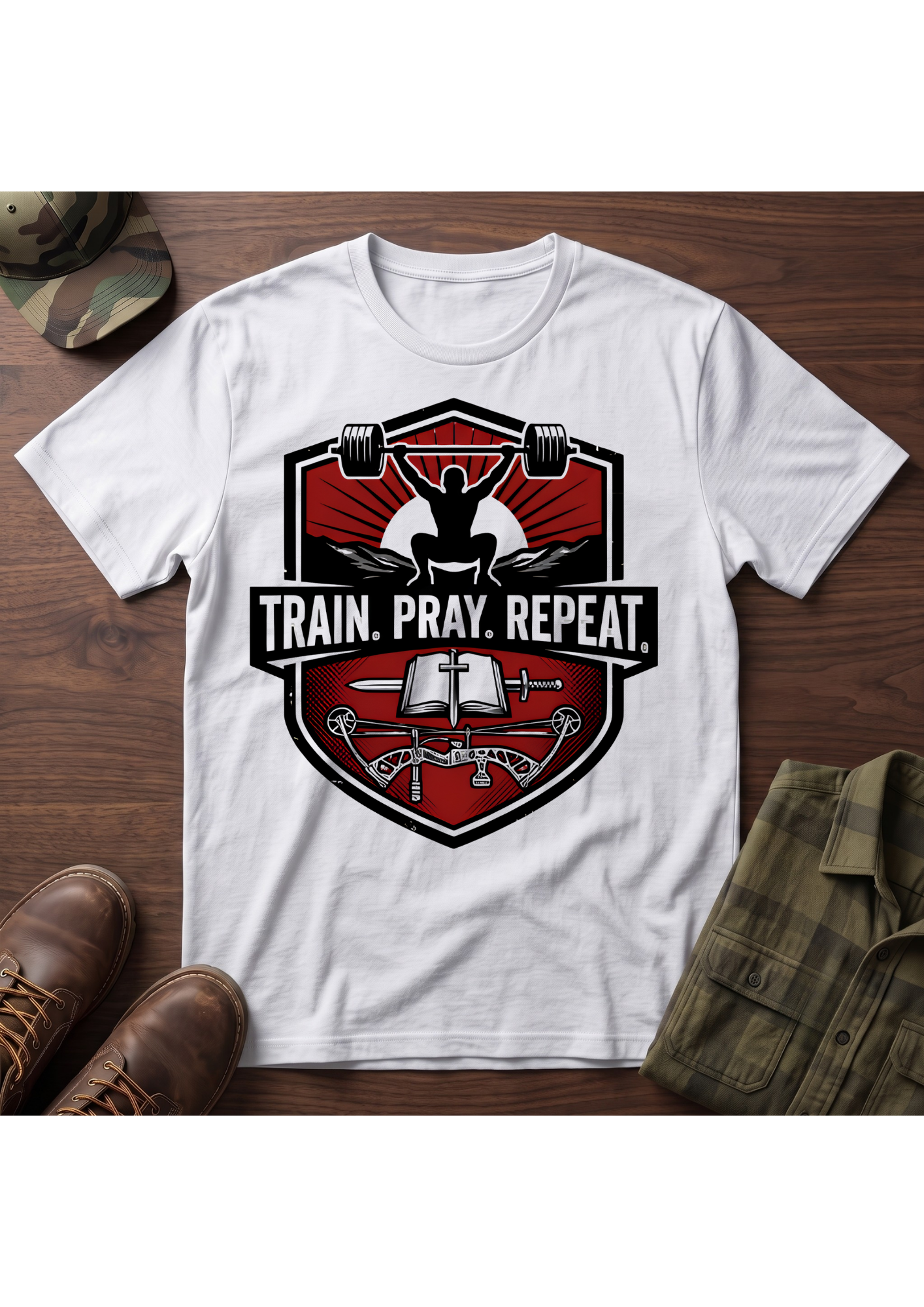 Train Pray Repeat T-Shirt