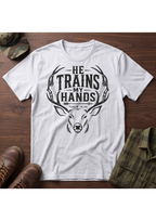 PSALM 18:34 BUCK T-SHIRT