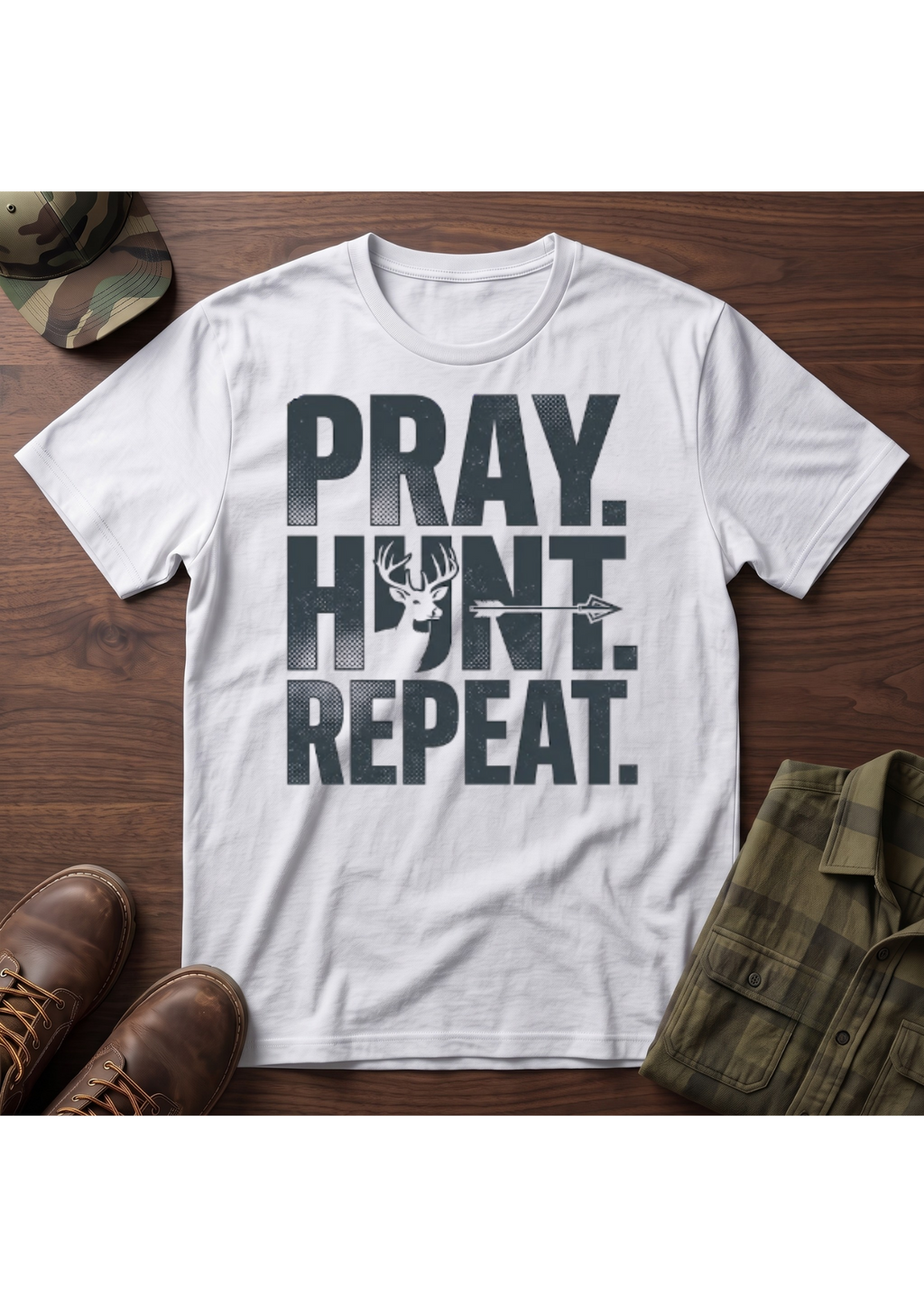 Pray, Hunt, Repeat T-Shirt