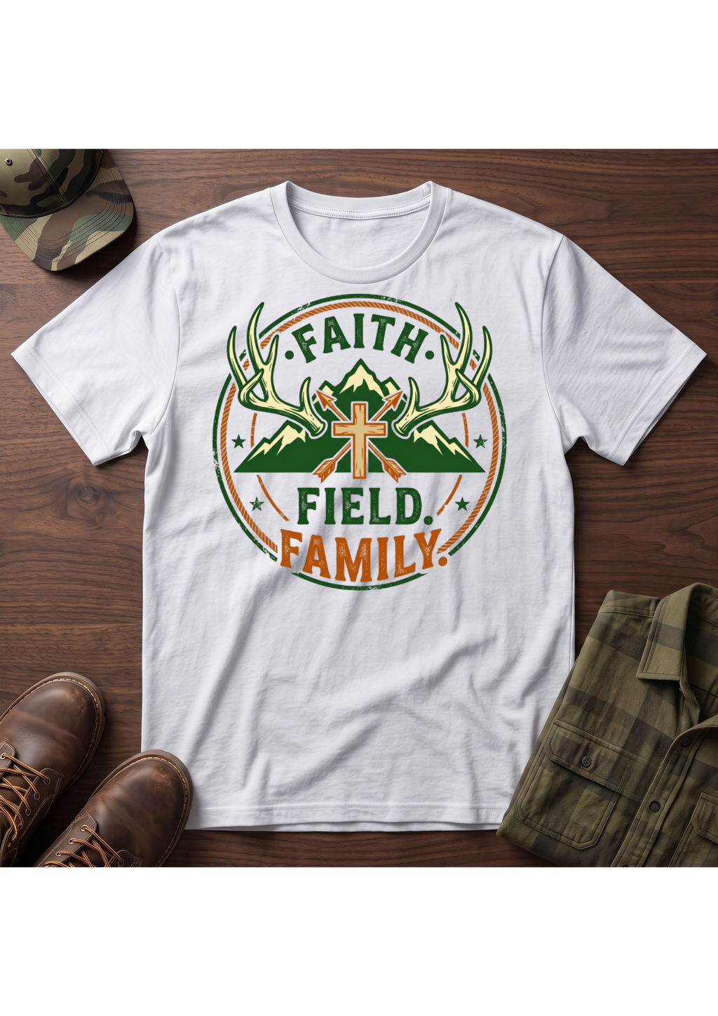 Faith, Field, Family T-Shirt