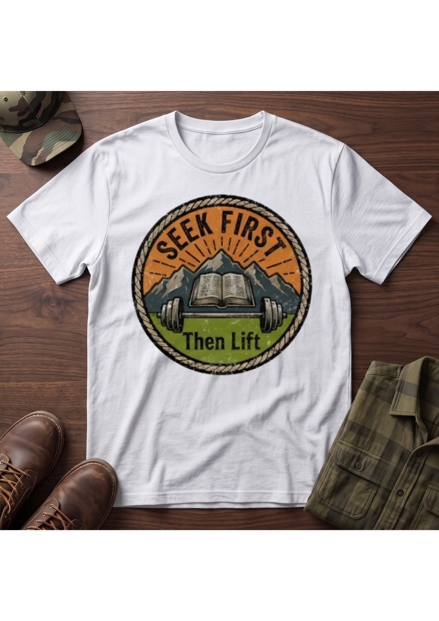 Seek First, Then Lift T-Shirt