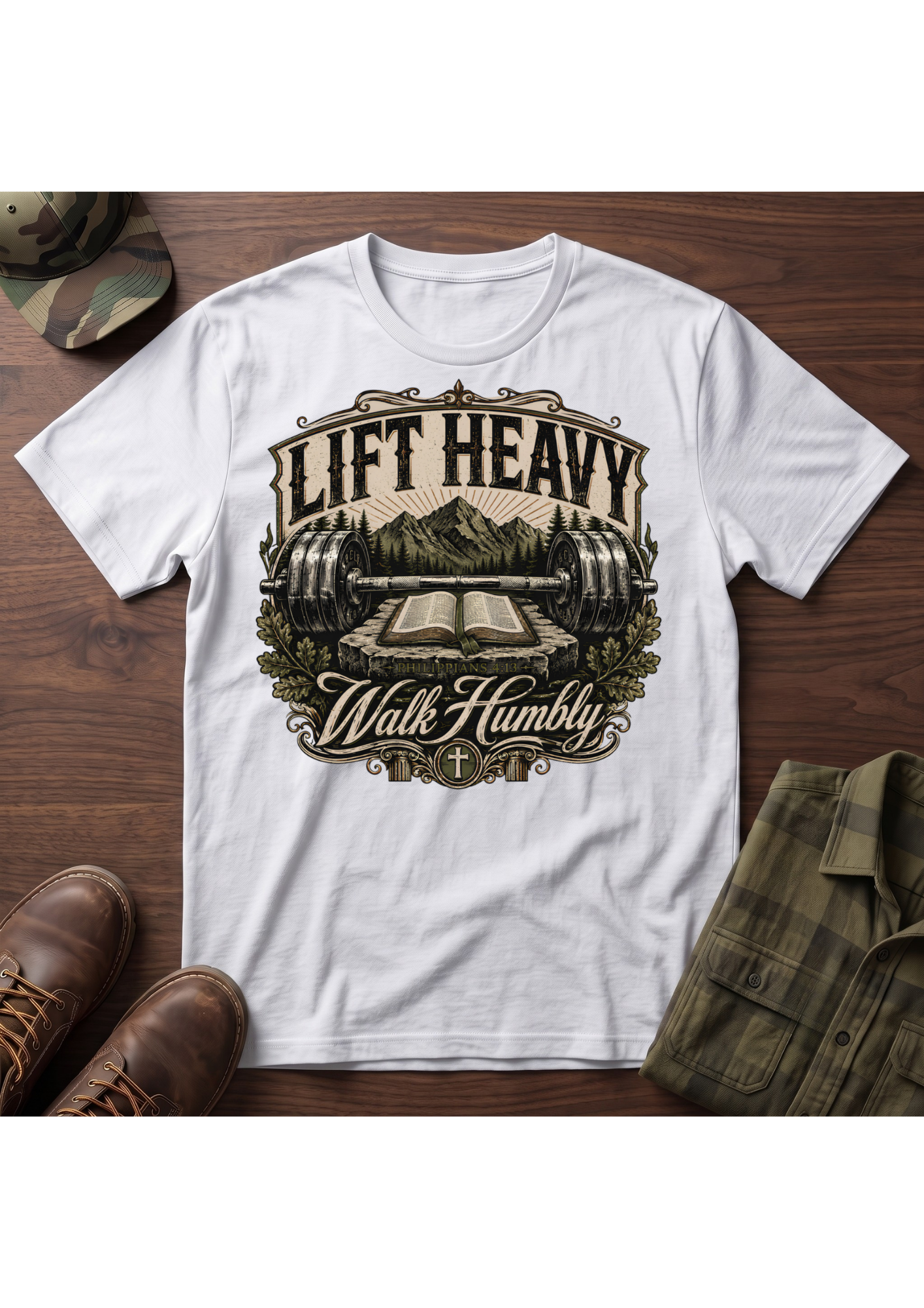 Lift Heavy Walk Humbly T-Shirt