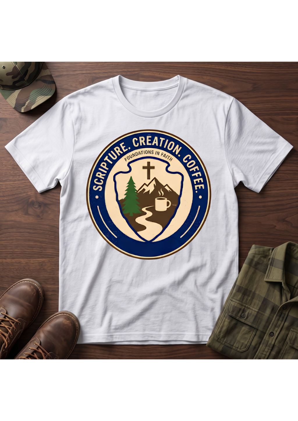 Scripture Creation Coffee T-Shirt