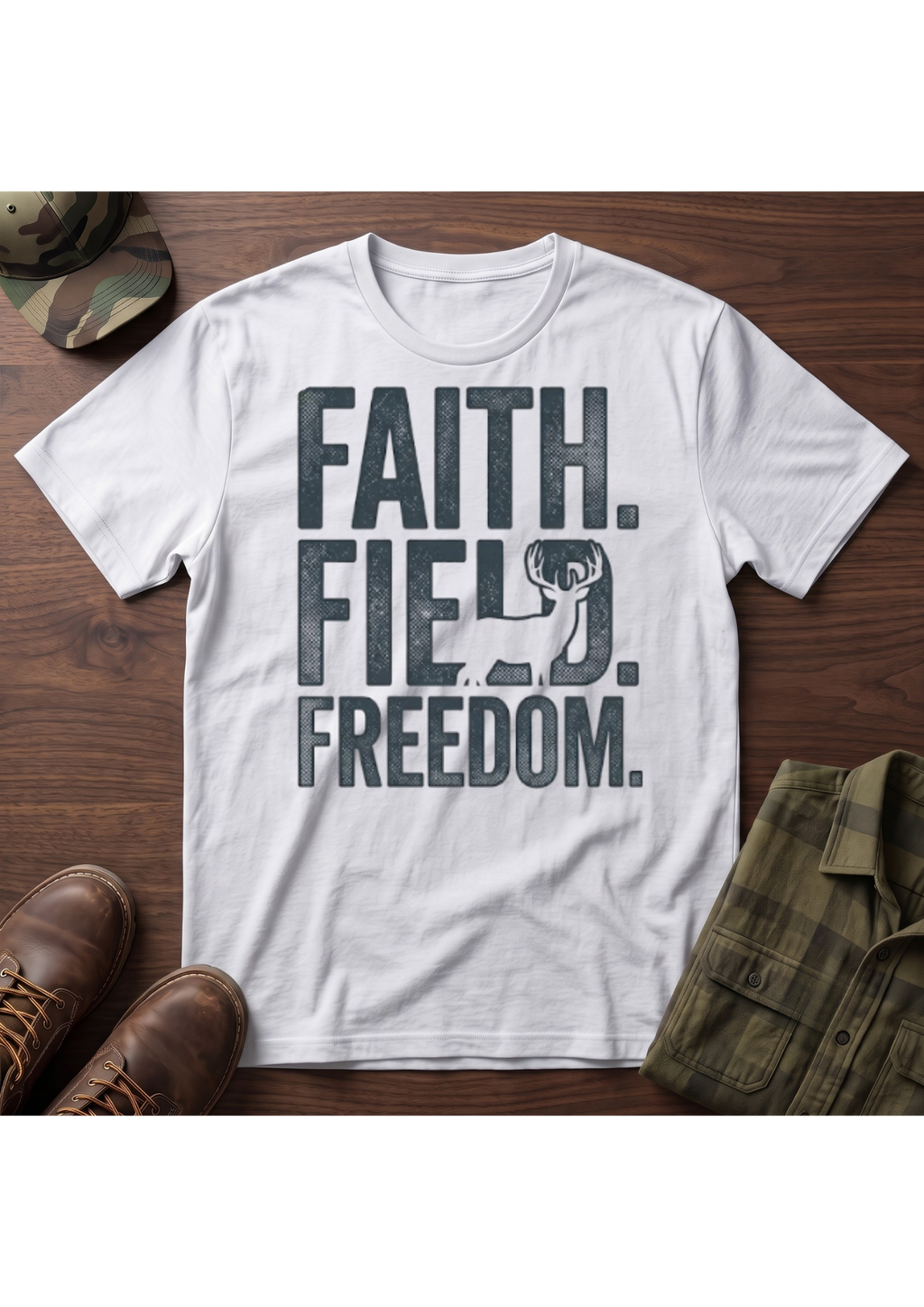 Faith, Field, Freedom T-Shirt
