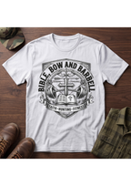 Bible Bow and Barbell Emblem T-Shirt