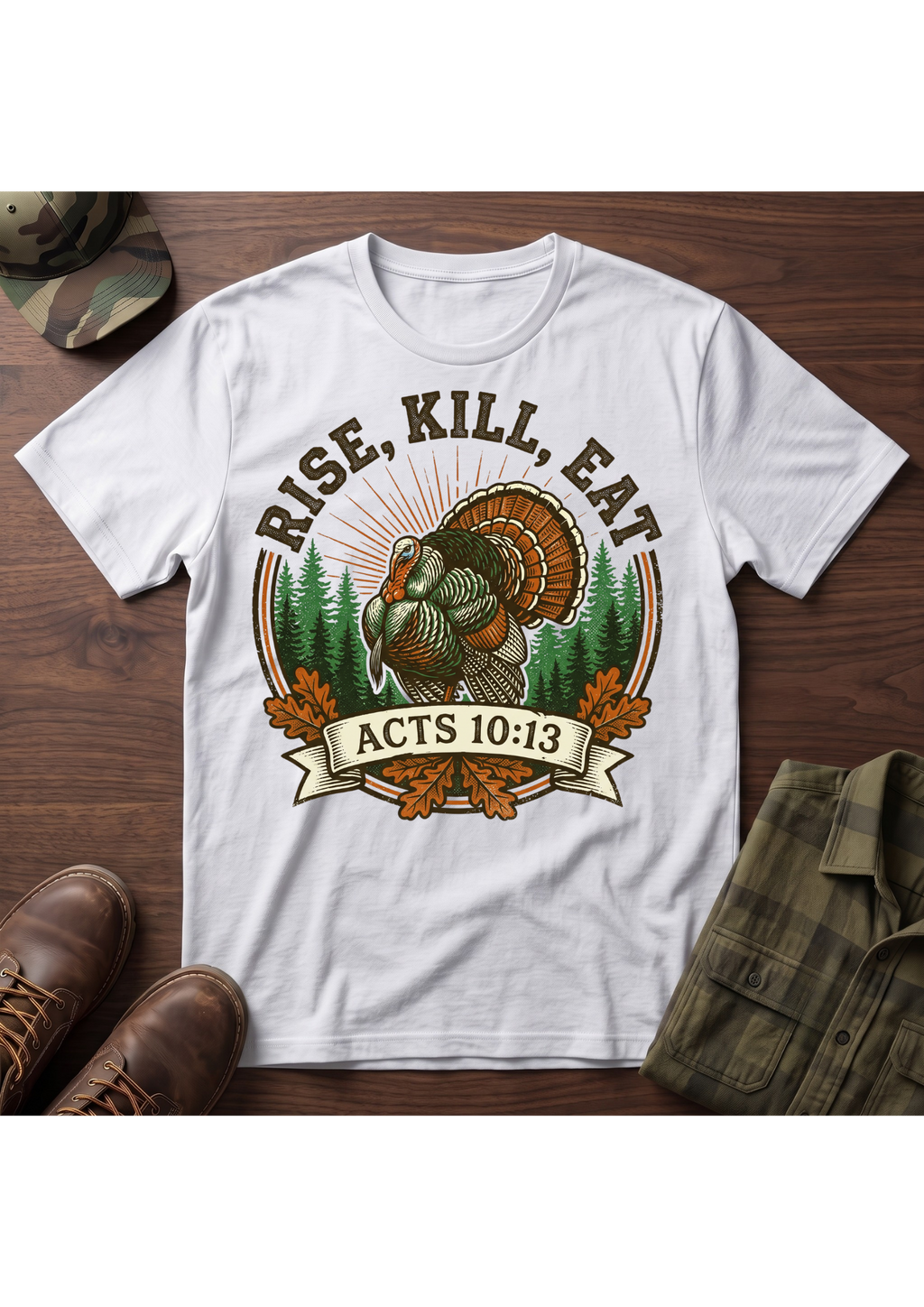 Rise, Kill, Eat Turkey T-Shirt