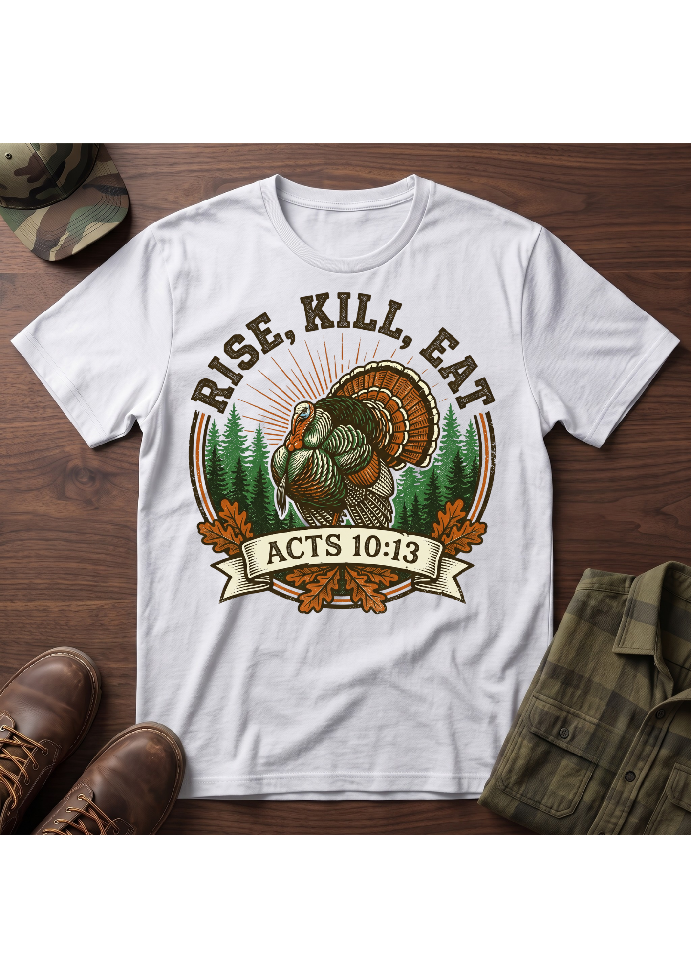 Rise, Kill, Eat Turkey T-Shirt
