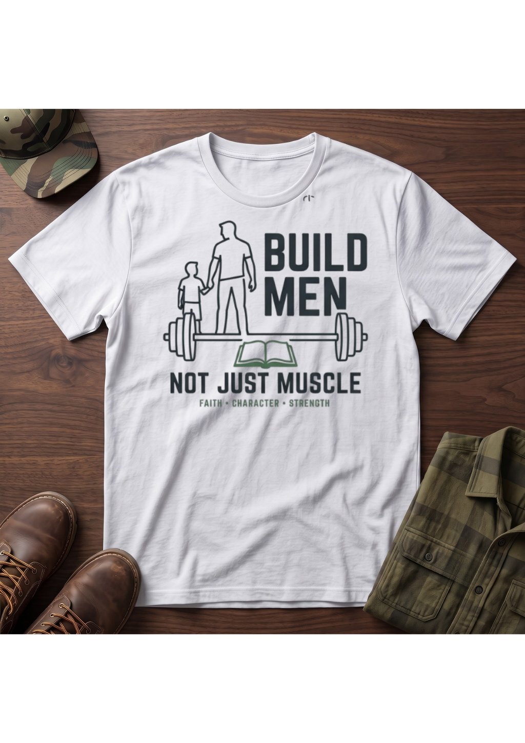 Build Men Fatherhood T-Shirt