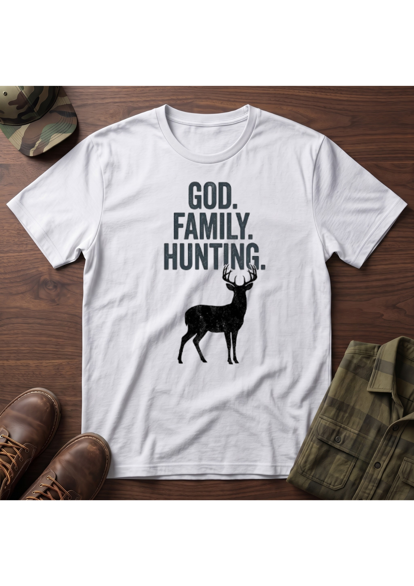 God, Family, Hunting T-Shirt