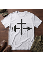 Cross, Barbell and Arrow T-Shirt