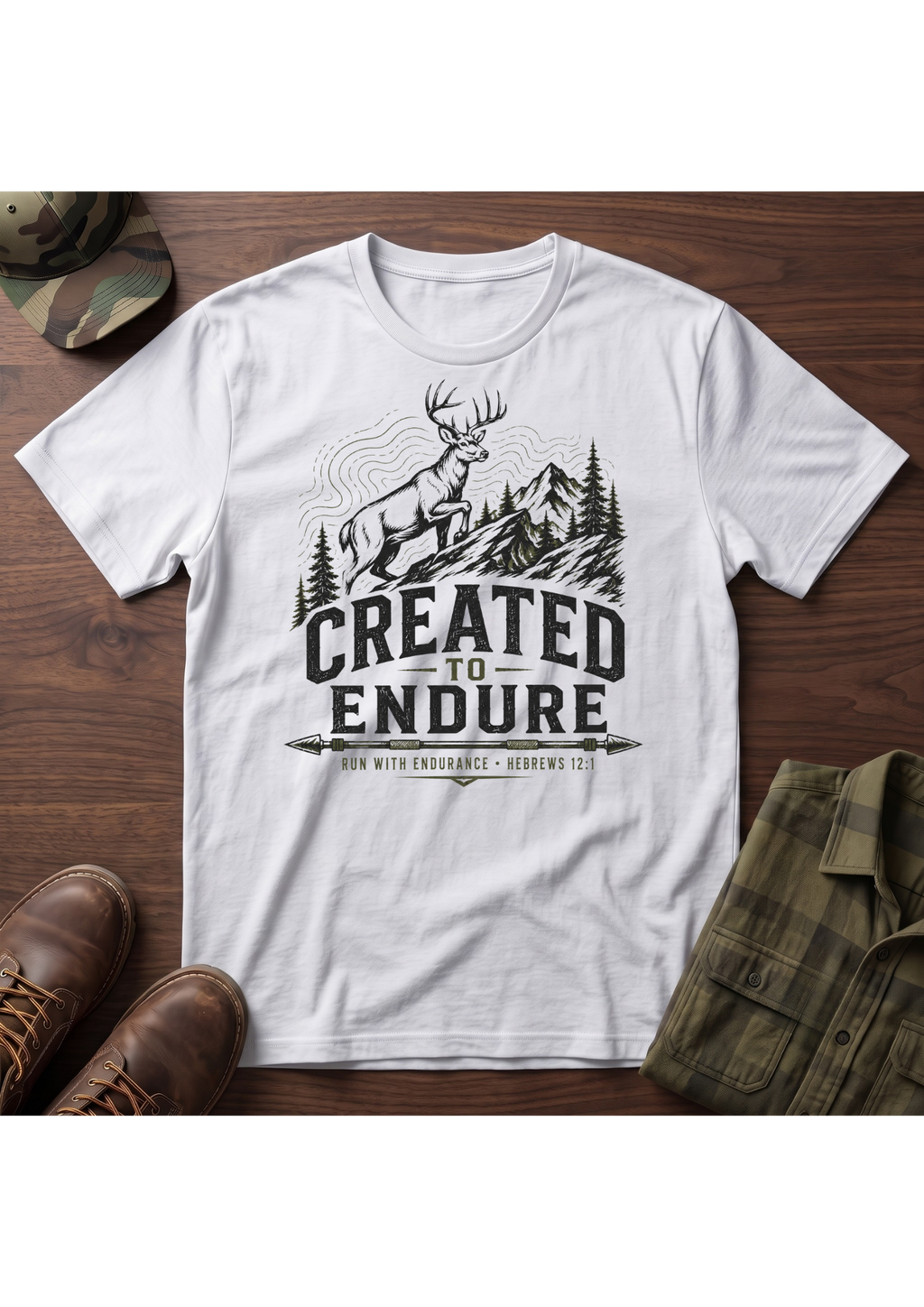 CREATED TO ENDURE 2 T-SHIRT
