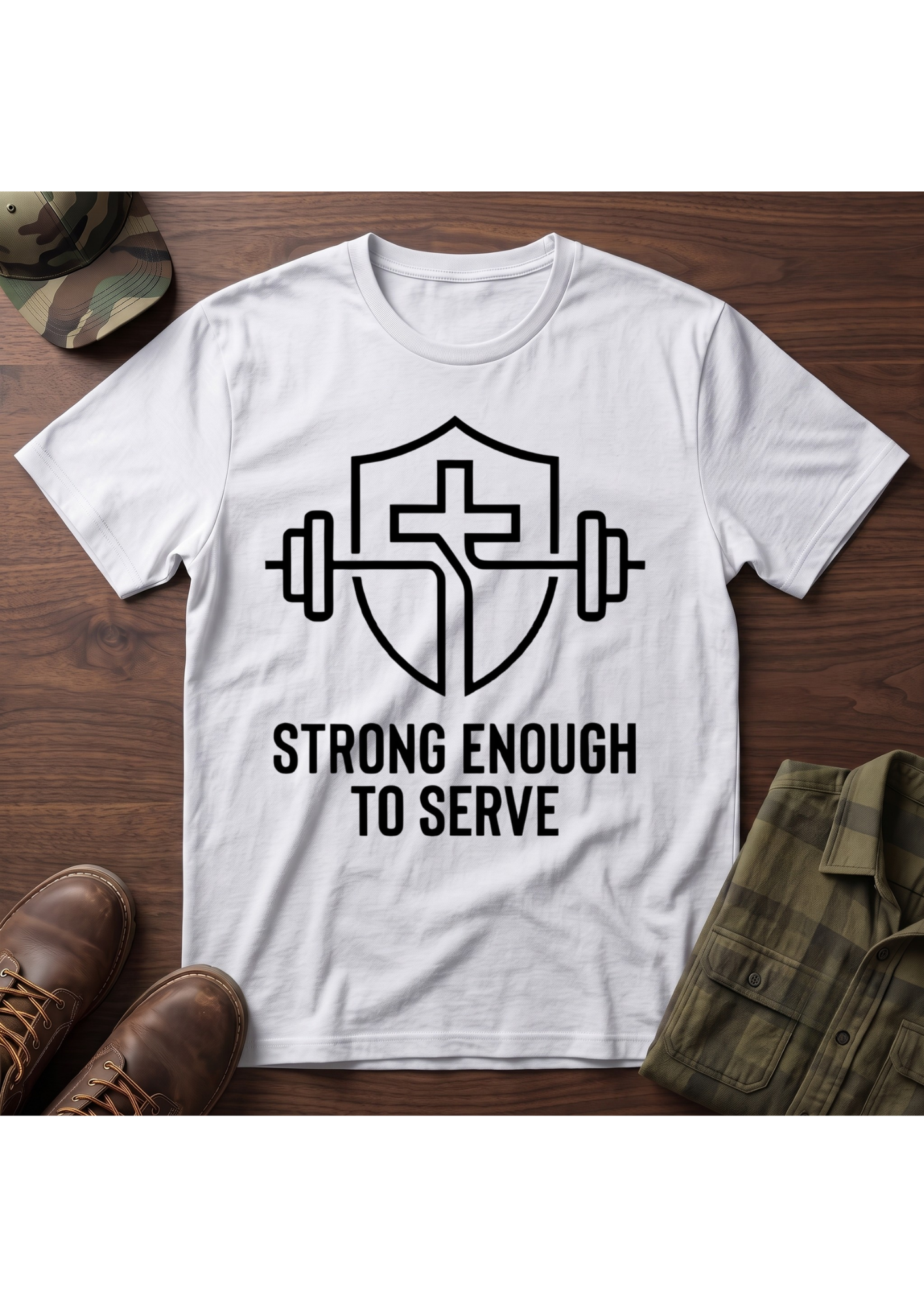 Strong Enough to Serve Minimal T-Shirt