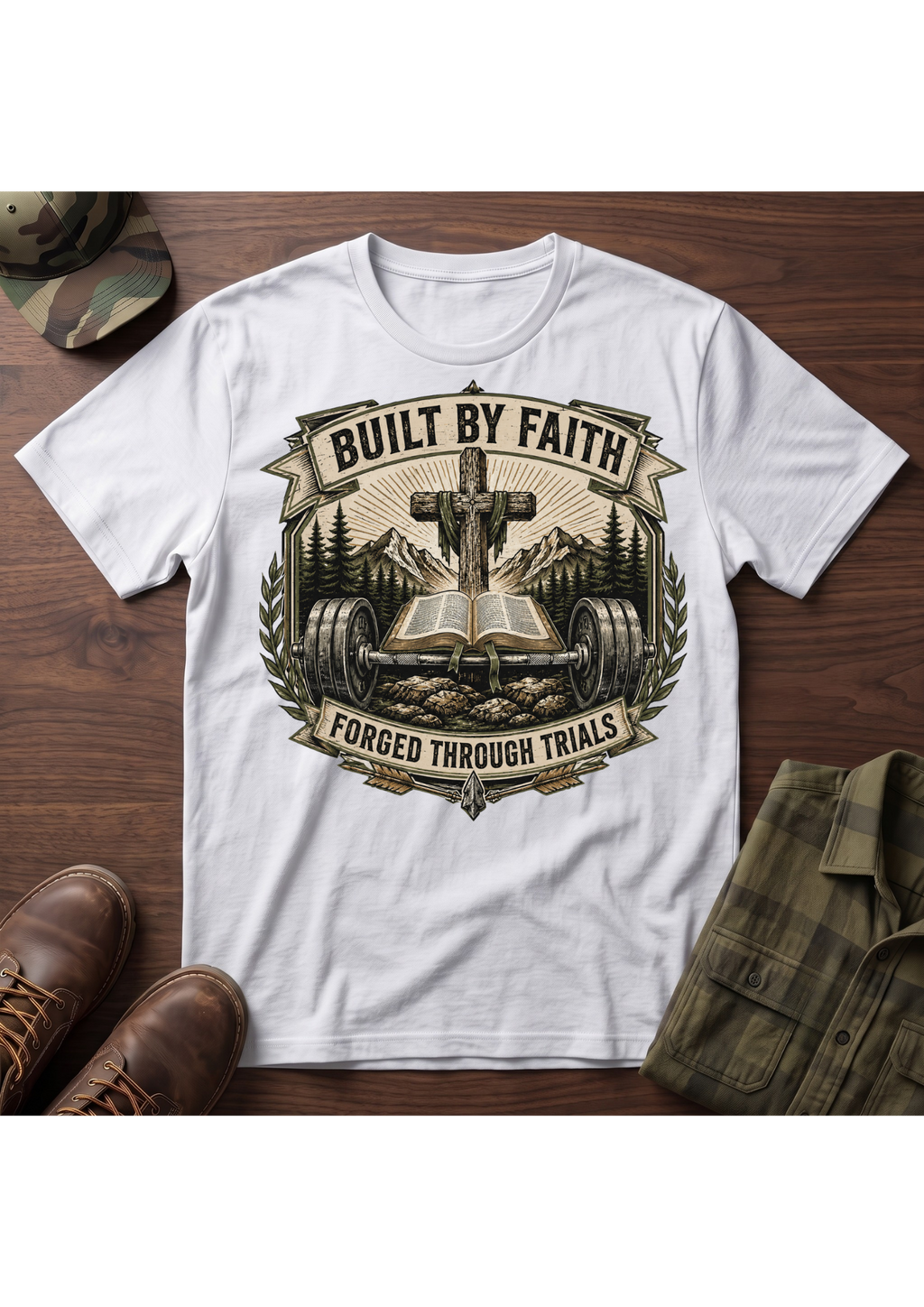 Built By Faith T-Shirt