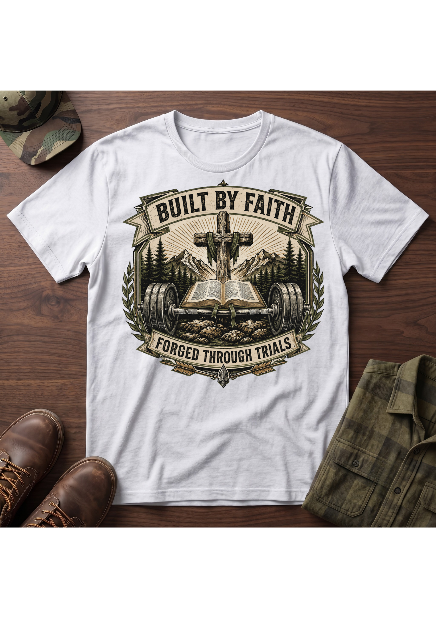 Built By Faith T-Shirt