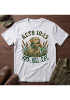 Rise, Kill, Eat Waterfowl Retriever T-Shirt