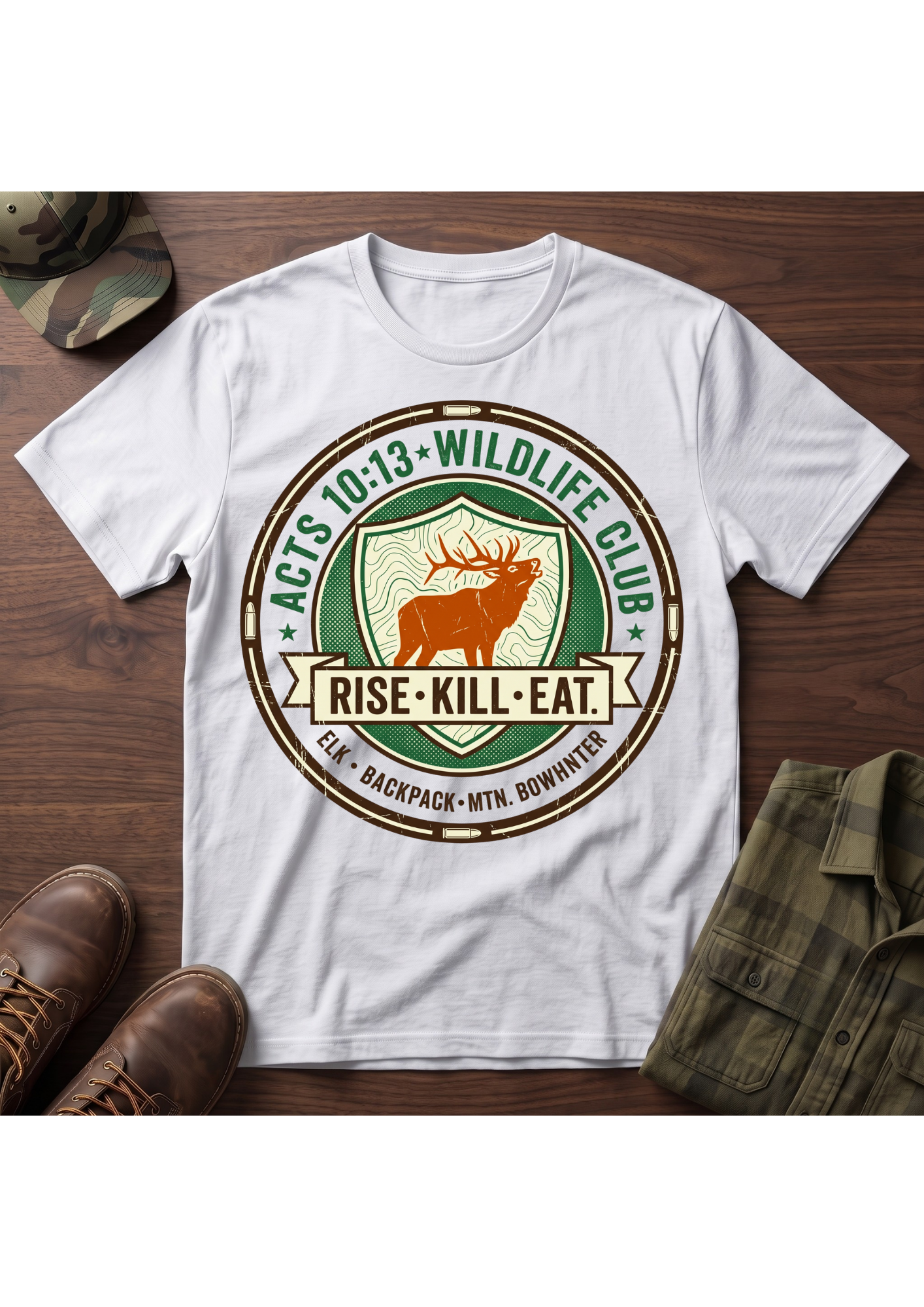 Rise, Kill, Eat Elk Silhouette T-Shirt