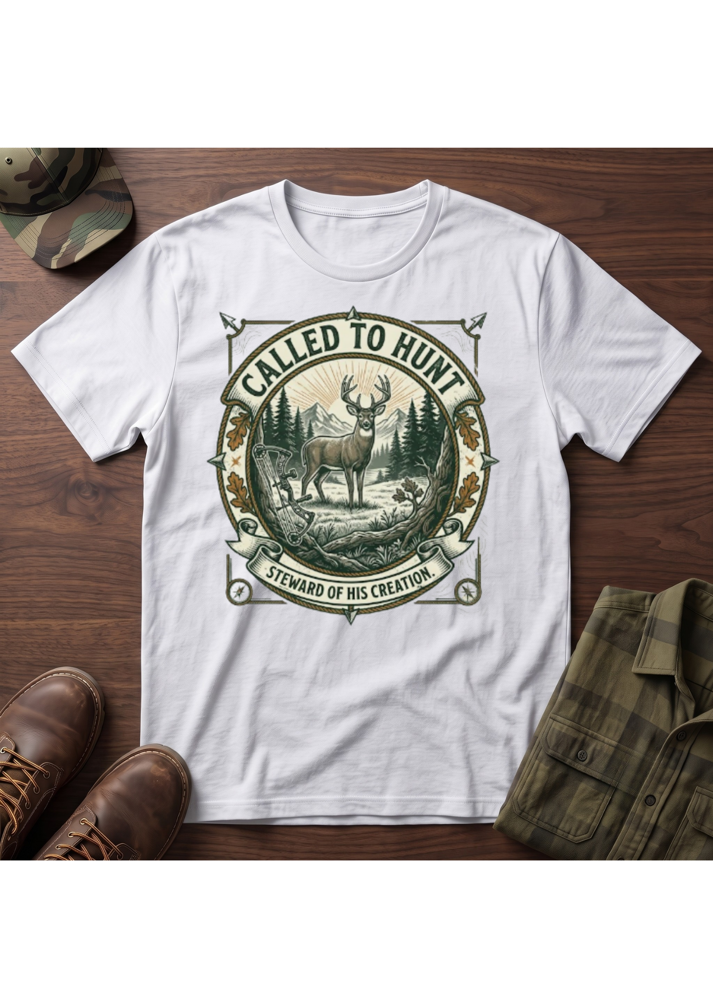 Called to Hunt Portrait T-Shirt