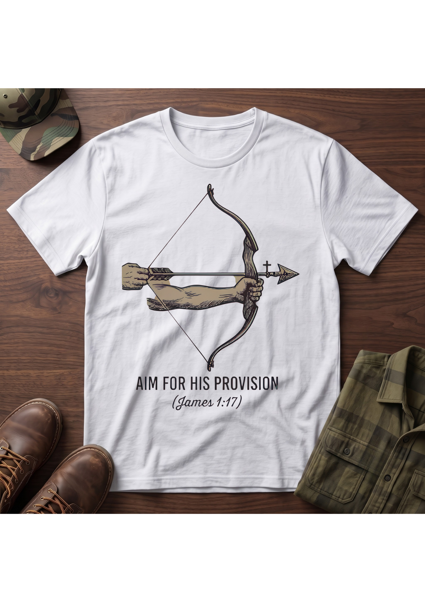 Aim for His Provision, Bow and Arrow T-Shirt